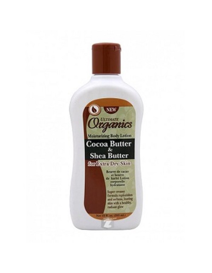 Africa's Best Ultimate Organics Cocoa And Shea Butter Lotion 12 oz